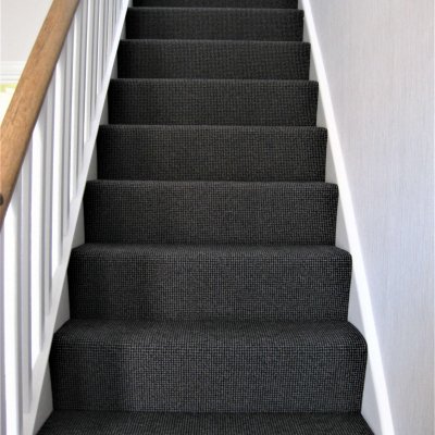 Stair carpet fitting
