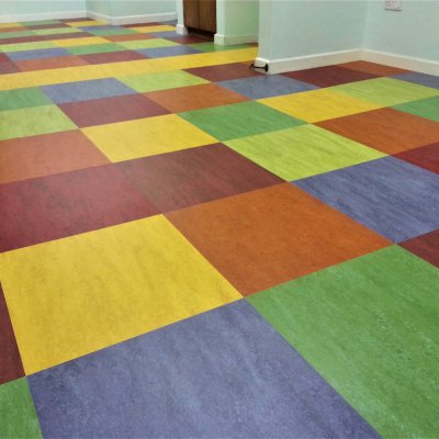Marmoleum flooring