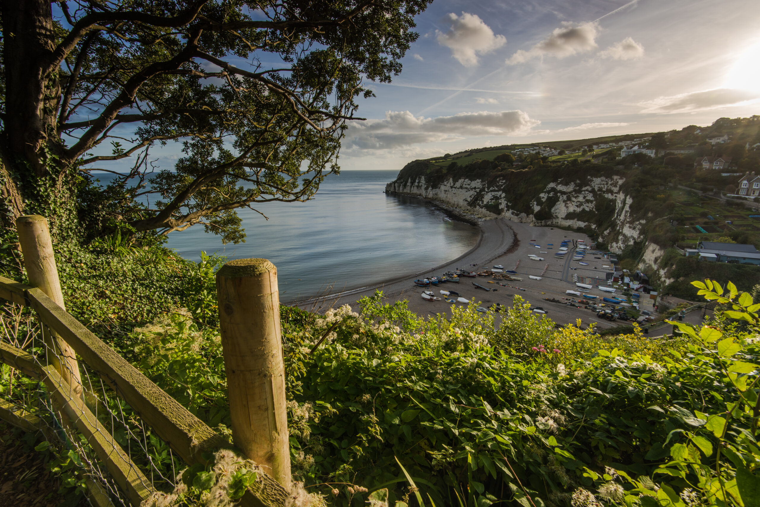 British heritage village of Beer in Devon,UK