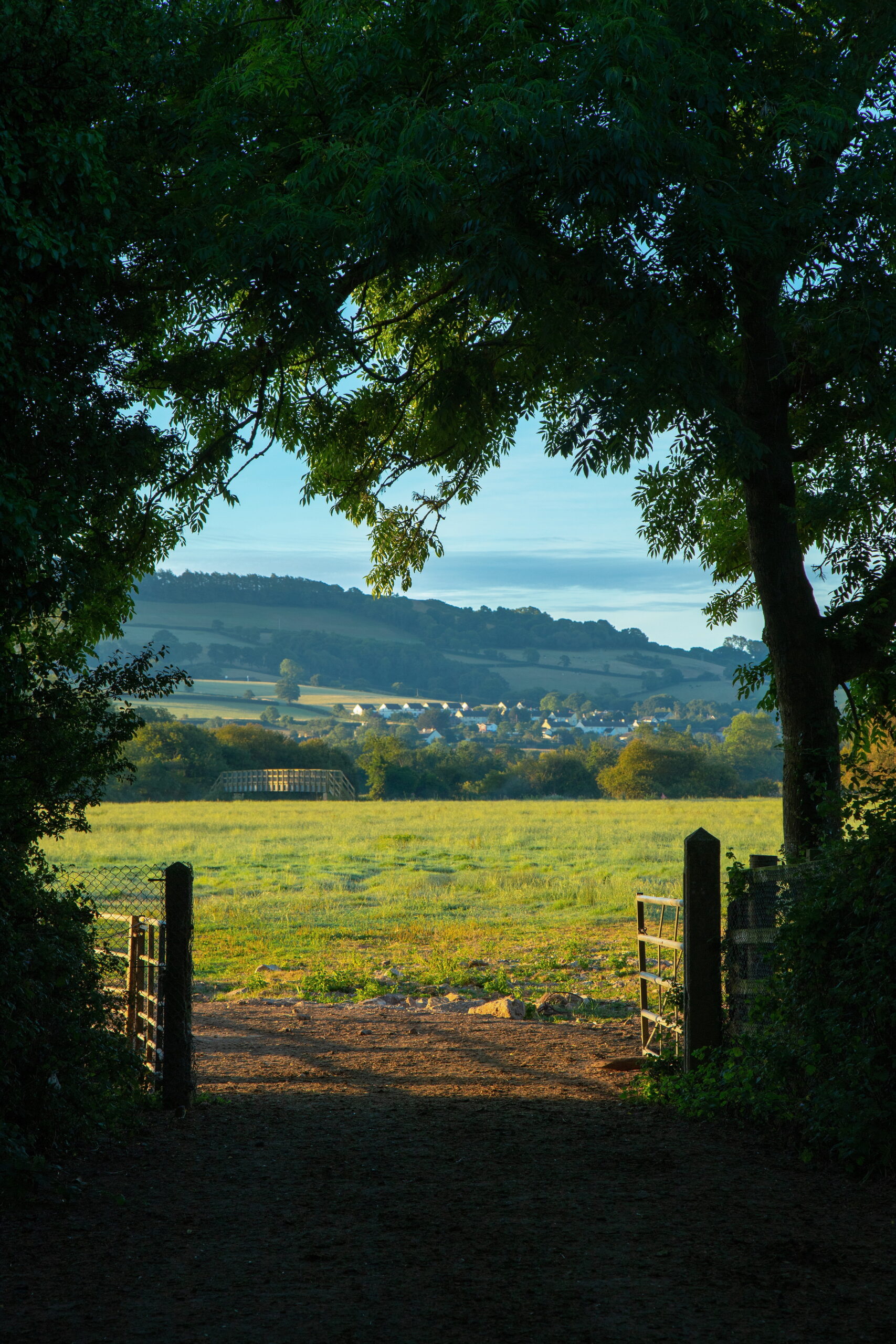 Farmland near town of Axminster in East Devon, UK.<br />
By Savo Ilic